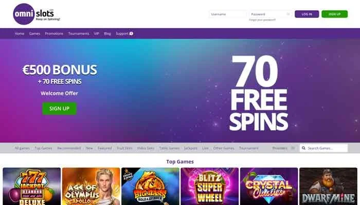Omni Slots Casino — screenshot