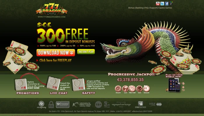 777 Dragon Casino — screenshot