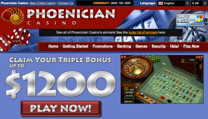 Phoenician Casino — screenshot