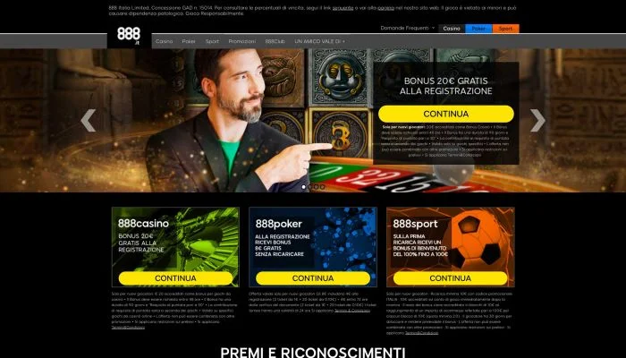 888.it Casino — screenshot