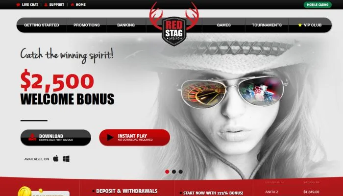 Red Stag Casino — screenshot