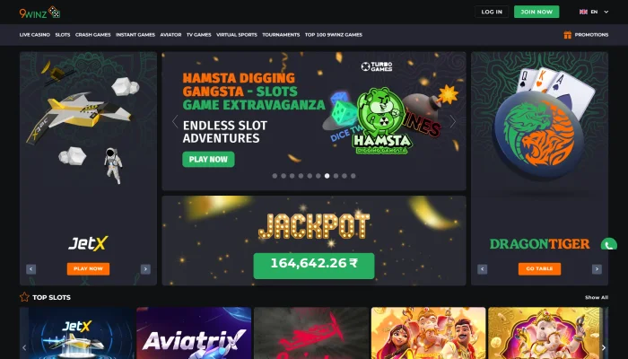 9winz Casino — screenshot