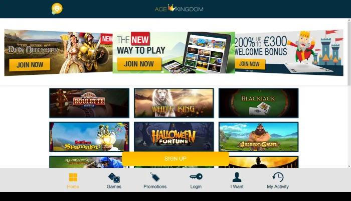 Ace Kingdom Casino — screenshot