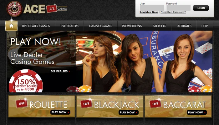 Ace Live Casino — screenshot