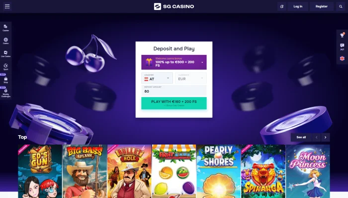 SG Casino — screenshot