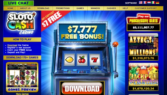 Sloto' Cash Casino — screenshot