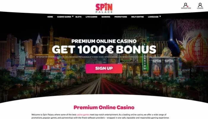 Spin Palace Casino — screenshot