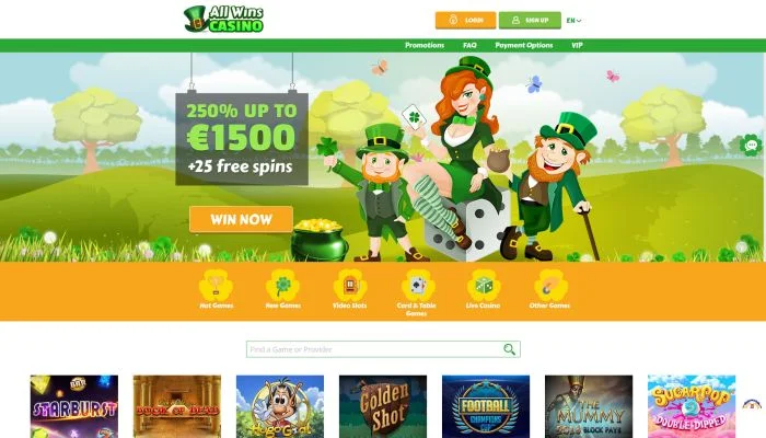 All Wins Casino — screenshot