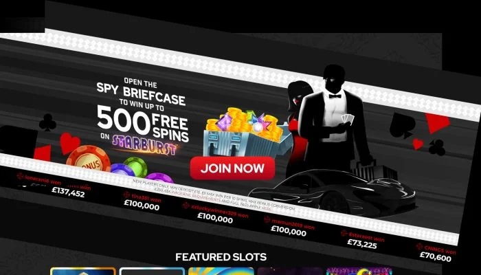 Spy Slots Casino — screenshot