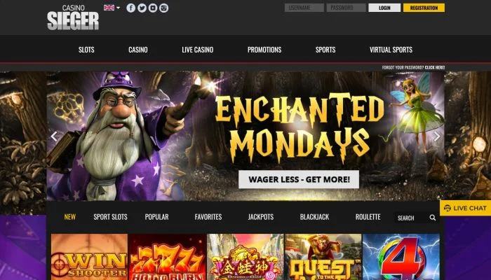 Casino Sieger — screenshot
