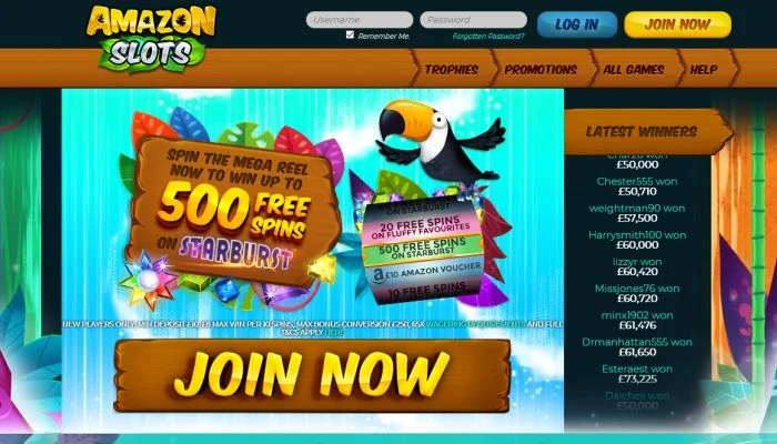 Amazon Slots Casino — screenshot
