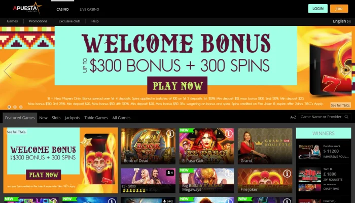 ApuestaMos Casino — screenshot