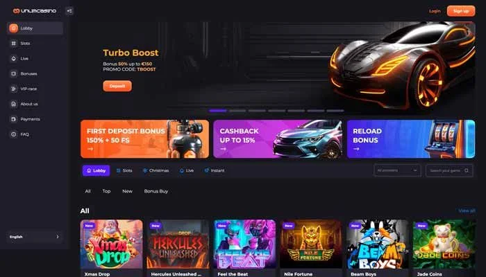 Unlim Casino — screenshot