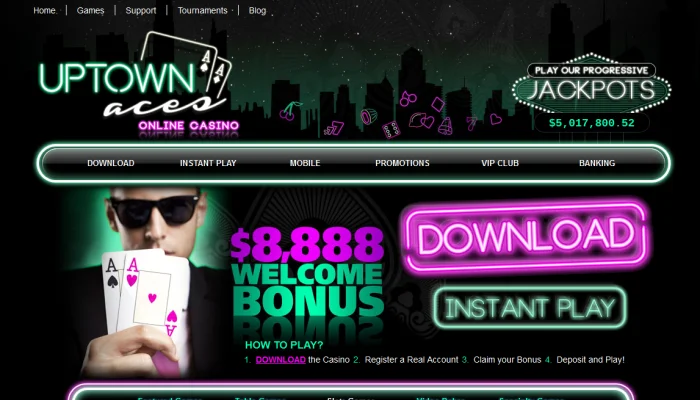 Uptown Aces Casino — screenshot