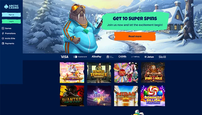Arctic Casino — screenshot