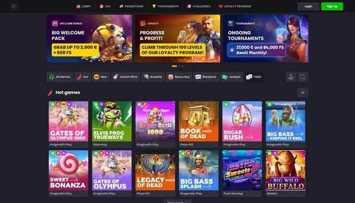 Asino Casino — screenshot