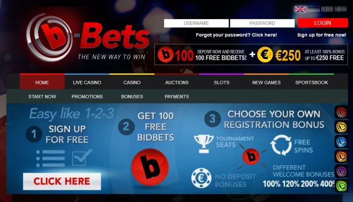 b-Bets Casino — screenshot