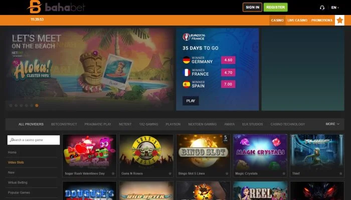 Bahabet Casino — screenshot