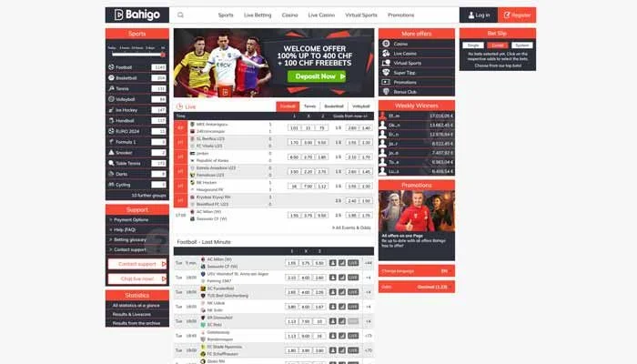 Bahigo Casino — screenshot