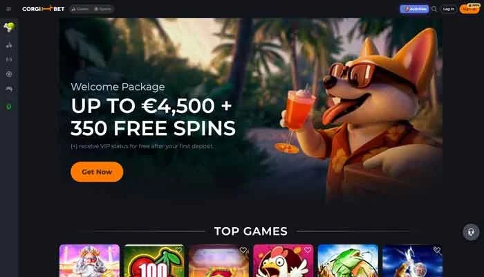 CorgiBet Casino — screenshot