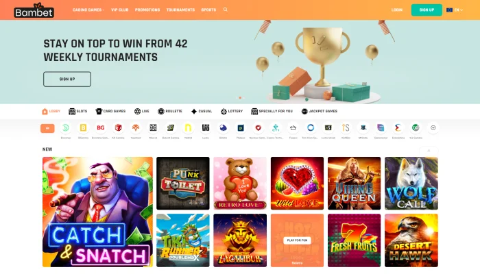 Bambet Casino — screenshot