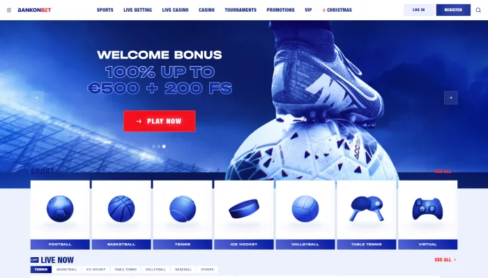 Bankonbet Casino — screenshot