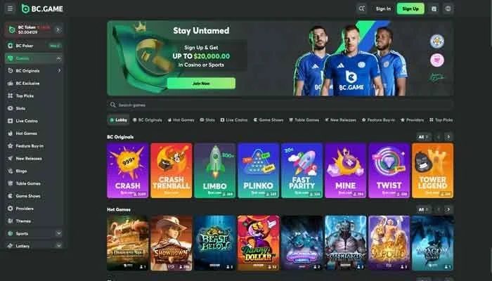 BC.Game Casino — screenshot