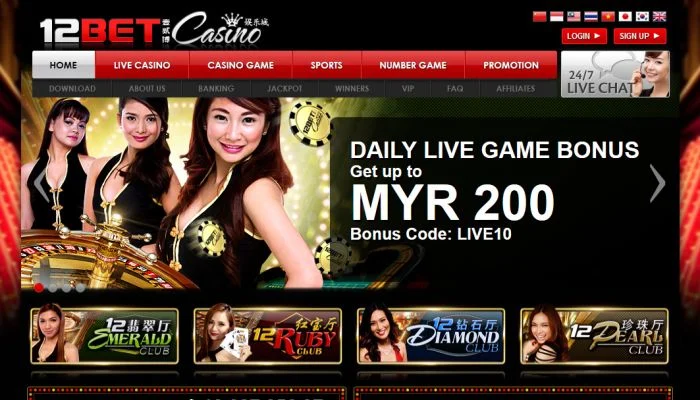 12Bet Casino — screenshot