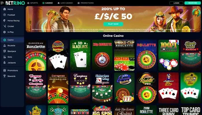 Betrino Casino — screenshot