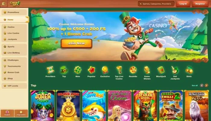 Greenluck Casino — screenshot