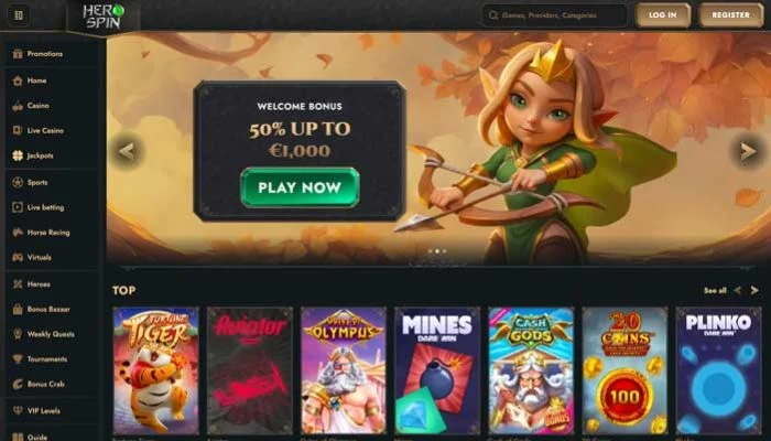 HeroSpin Casino — screenshot