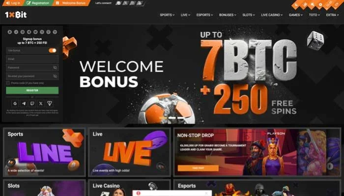 1xBit Casino — screenshot