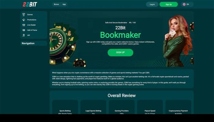 22Bit Casino — screenshot