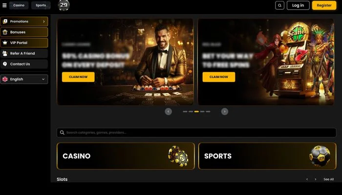 29Black Casino — screenshot