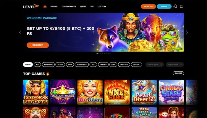 LevelUp Casino — screenshot