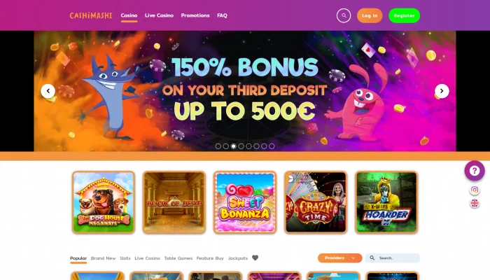 Cashimashi Casino — screenshot