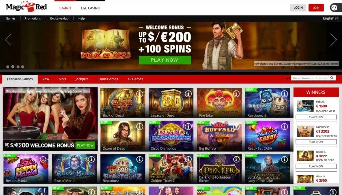 Magic Red Casino — screenshot