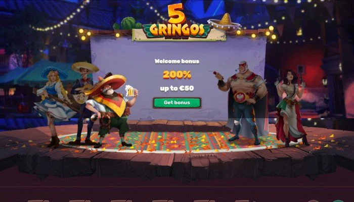 5Gringos Casino — screenshot