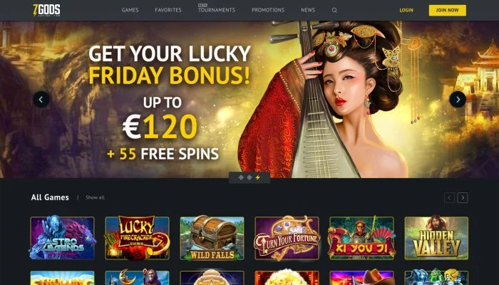 7 Gods Casino — screenshot