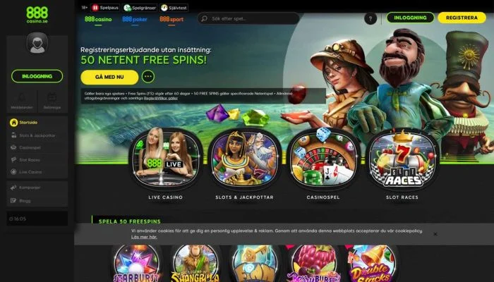 888.se Casino — screenshot