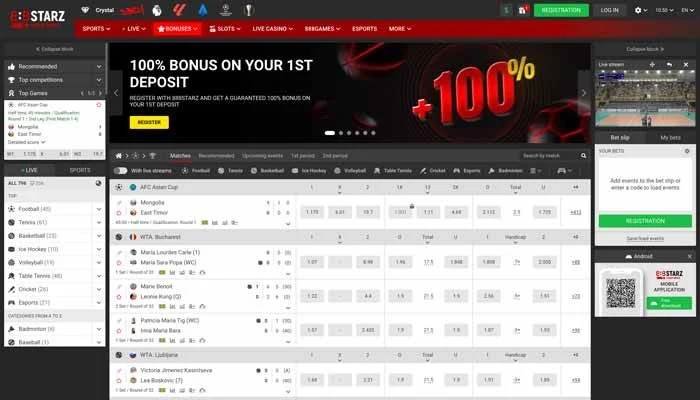 888STARZ Casino — screenshot