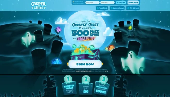 Casper Games Casino — screenshot