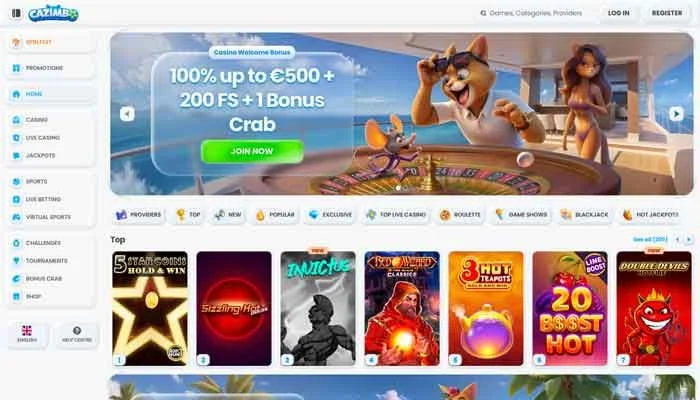 Cazimbo Casino — screenshot