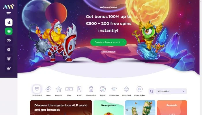 Alf Casino — screenshot