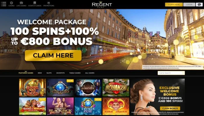 Regent Play Casino — screenshot