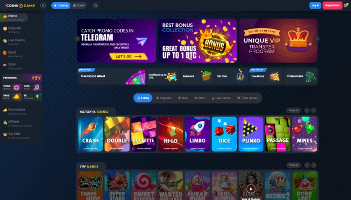 Coins Game Casino — screenshot