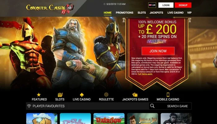 Conquer Casino — screenshot