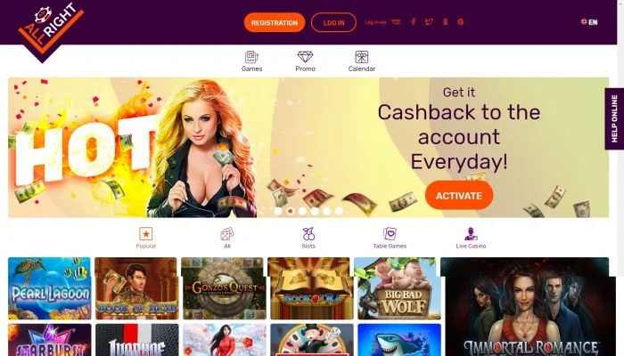 All Right Casino — screenshot