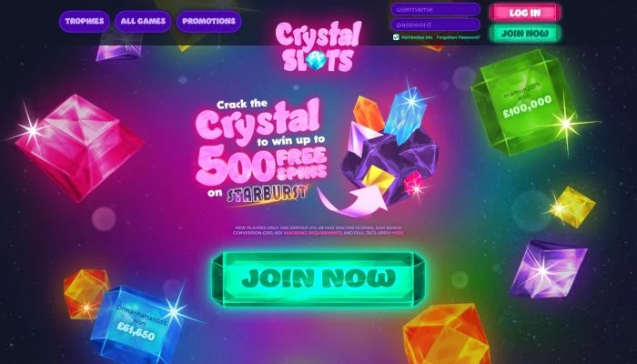 Crystal Slots Casino — screenshot