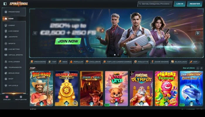 Spinational Casino — screenshot